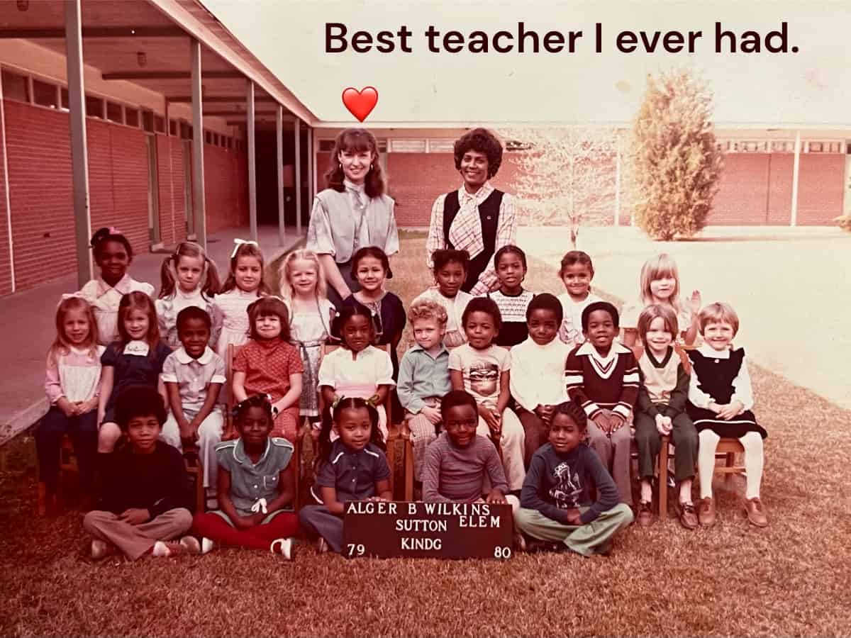 Elementary School Photo from 1979