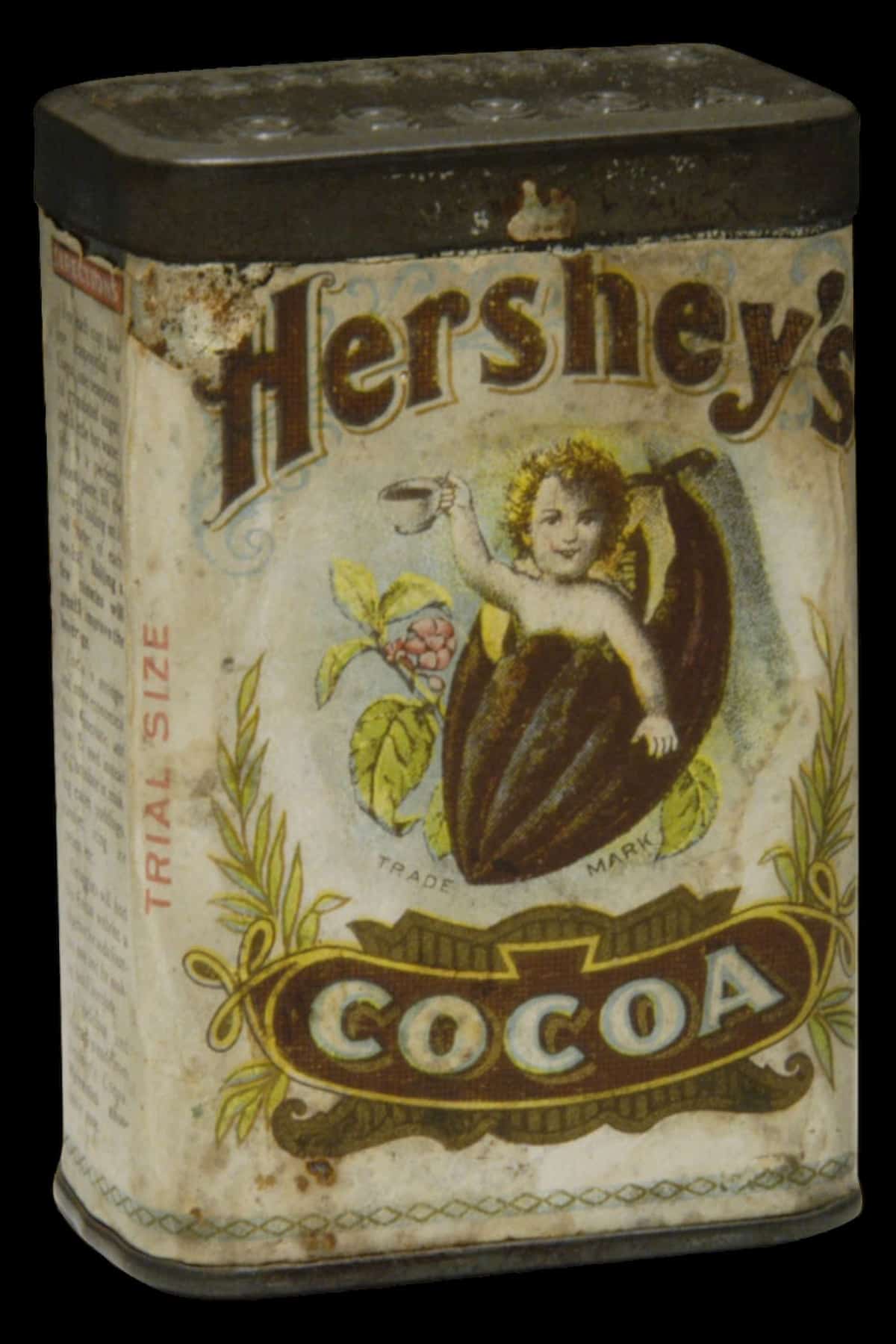 original Hersheys tin from 1800s.