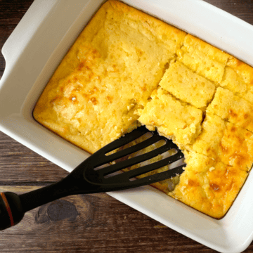 Jiffy Cornbread With Creamed Corn Casserole - The Vintage Cook