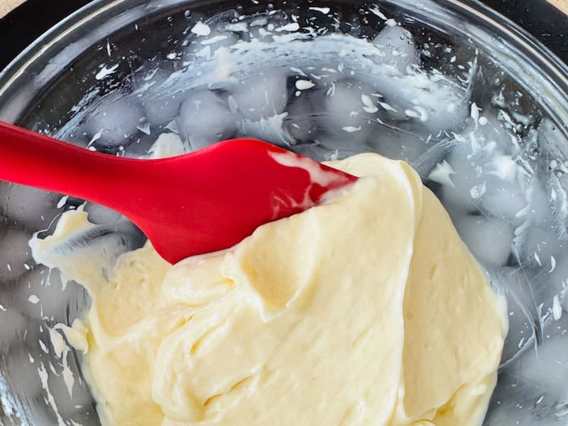 Bowl of prepared mayo.