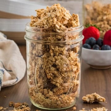 Jar of granola