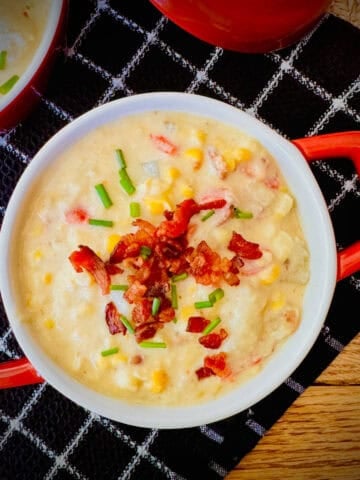 Bowl of Corn Chowder.