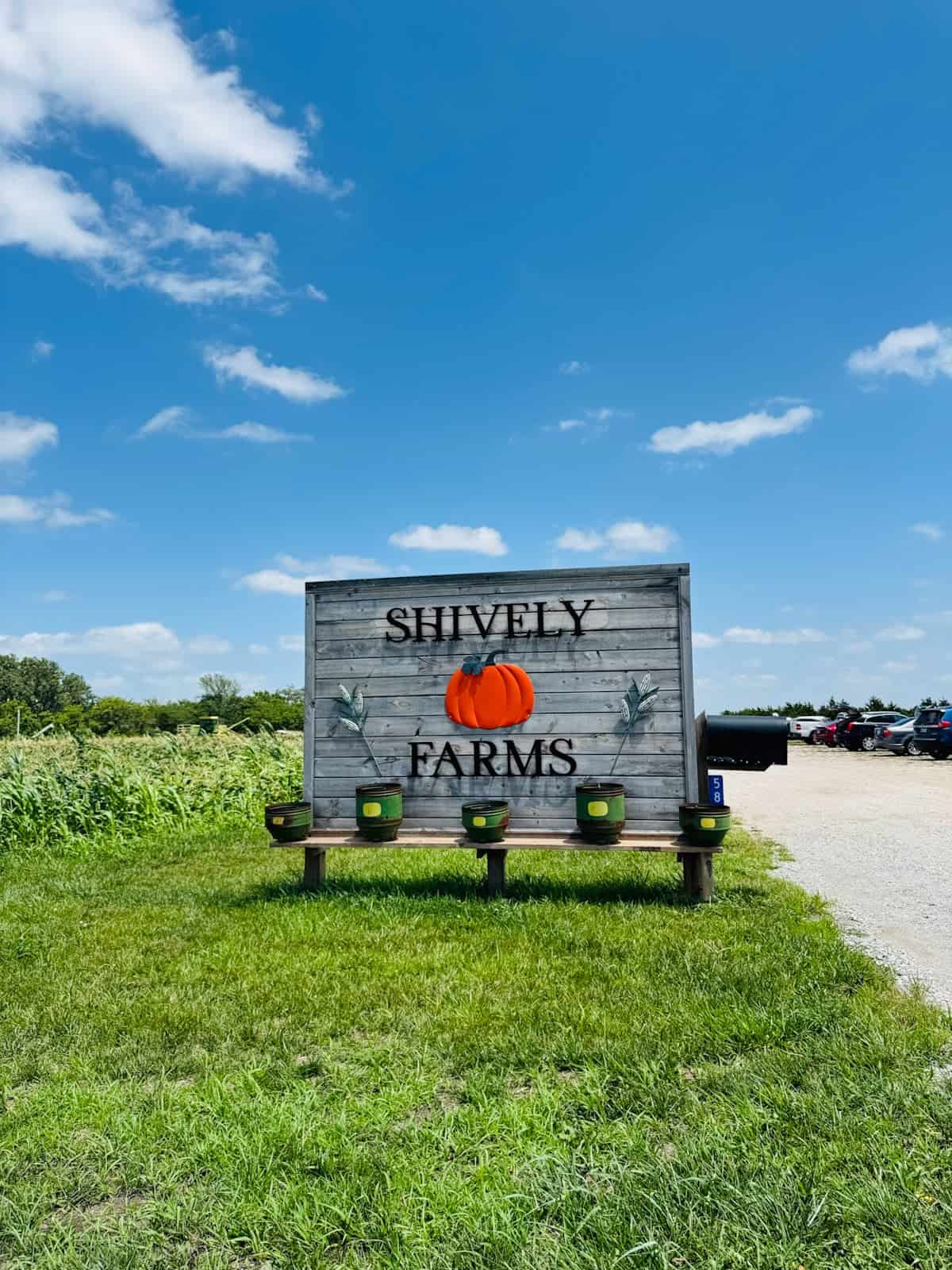 Shively Farms Sign.